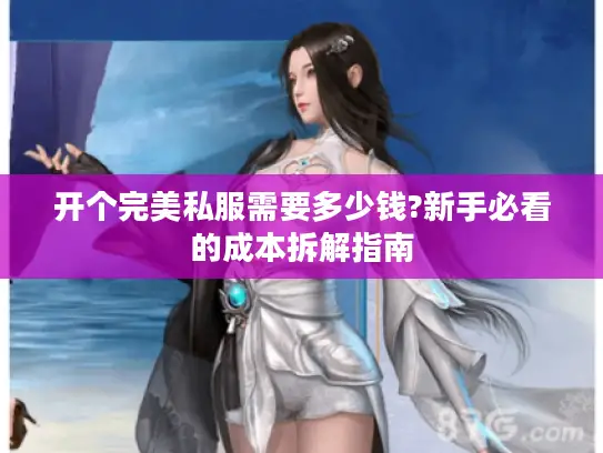 开个完美私服需要多少钱?新手必看的成本拆解指南