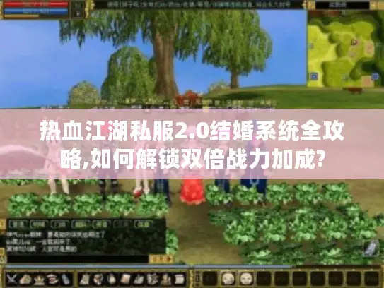 热血江湖私服2.0结婚系统全攻略,如何解锁双倍战力加成? 热血江湖私服2.0结婚系统全攻略,如何解锁双倍战力加成?