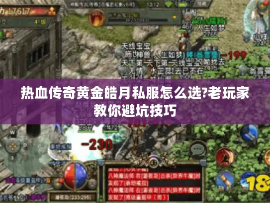 热血传奇黄金皓月私服怎么选?老玩家教你避坑技巧 热血传奇黄金皓月私服怎么选?老玩家教你避坑技巧