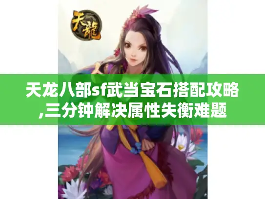 天龙八部sf武当宝石搭配攻略,三分钟解决属性失衡难题