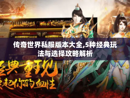 传奇世界私服版本大全,5种经典玩法与选择攻略解析