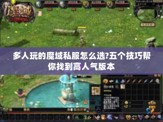 多人玩的魔域私服怎么选?五个技巧帮你找到高人气版本