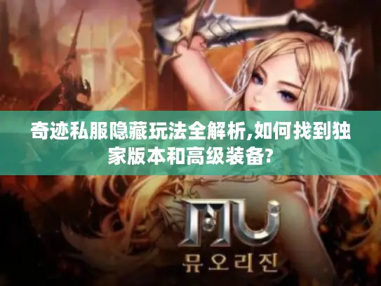 奇迹私服隐藏玩法全解析,如何找到独家版本和高级装备?