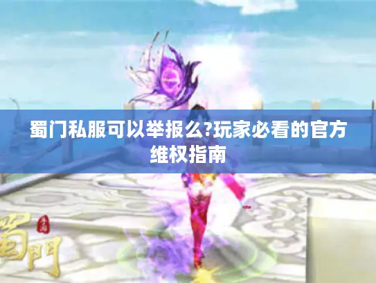 蜀门私服可以举报么?玩家必看的官方维权指南