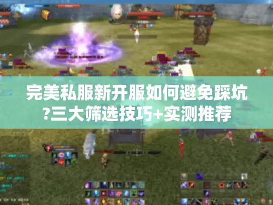 完美私服新开服如何避免踩坑?三大筛选技巧+实测推荐 完美私服新开服如何避免踩坑?三大筛选技巧+实测推荐