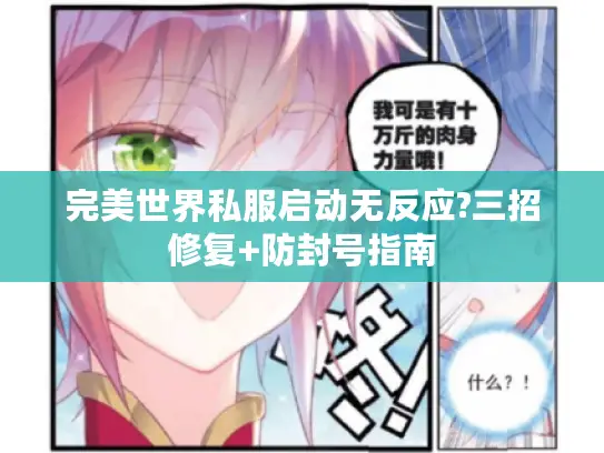 完美世界私服启动无反应?三招修复+防封号指南