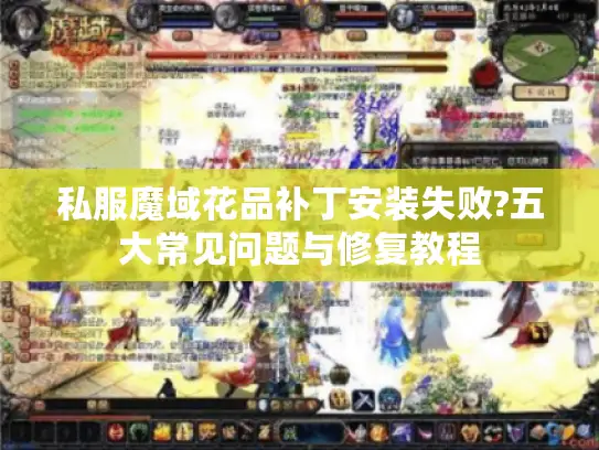 私服魔域花品补丁安装失败?五大常见问题与修复教程