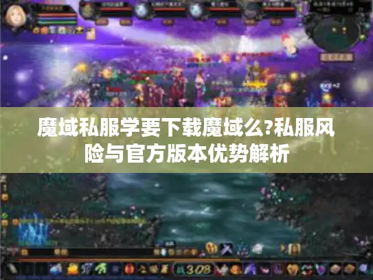 魔域私服学要下载魔域么?私服风险与官方版本优势解析