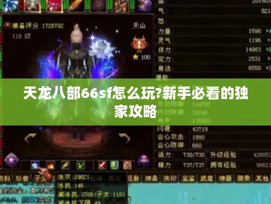 天龙八部66sf怎么玩?新手必看的独家攻略