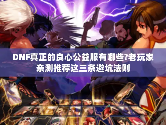 DNF真正的良心公益服有哪些?老玩家亲测推荐这三条避坑法则