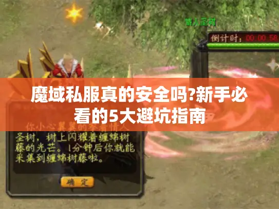 魔域私服真的安全吗?新手必看的5大避坑指南