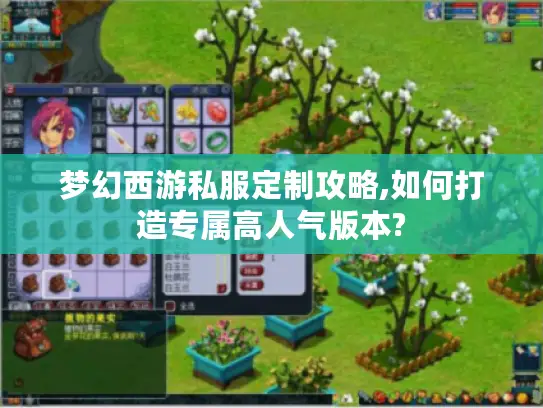 梦幻西游私服定制攻略,如何打造专属高人气版本? 梦幻西游私服定制攻略,如何打造专属高人气版本?