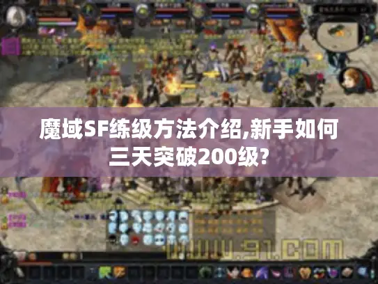 魔域SF练级方法介绍,新手如何三天突破200级?