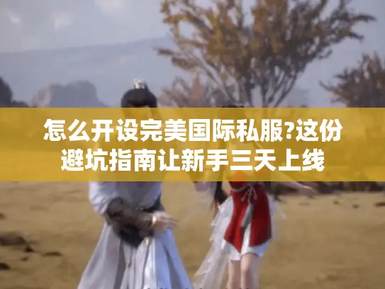怎么开设完美国际私服?这份避坑指南让新手三天上线