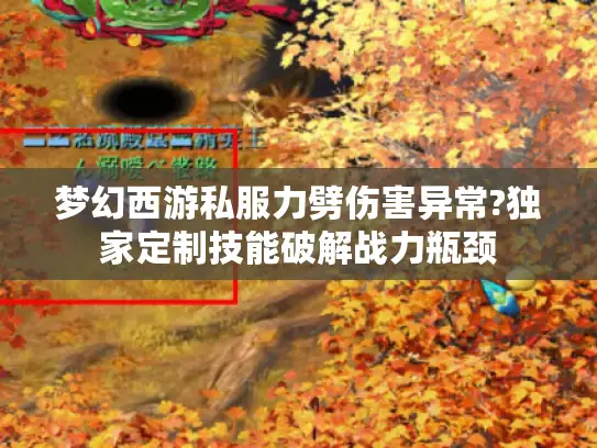 梦幻西游私服力劈伤害异常?独家定制技能破解战力瓶颈
