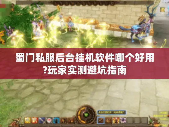 蜀门私服后台挂机软件哪个好用?玩家实测避坑指南