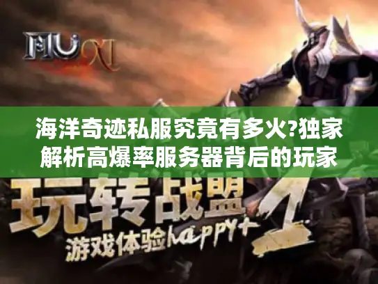 海洋奇迹私服究竟有多火?独家解析高爆率服务器背后的玩家真相