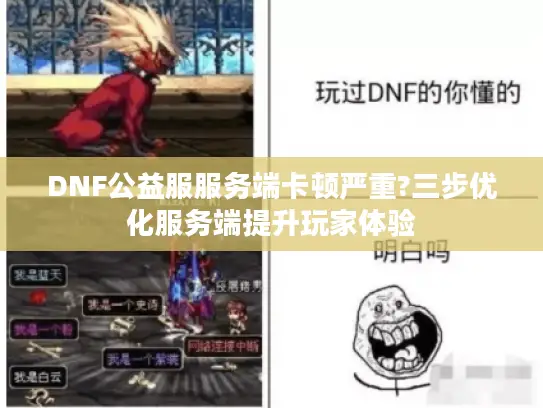 DNF公益服服务端卡顿严重?三步优化服务端提升玩家体验