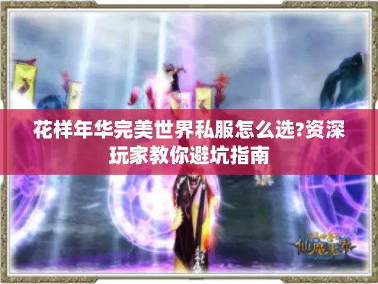 花样年华完美世界私服怎么选?资深玩家教你避坑指南