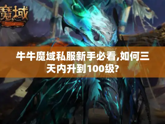 牛牛魔域私服新手必看,如何三天内升到100级?