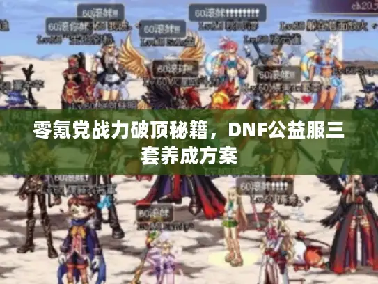 零氪党战力破顶秘籍，DNF公益服三套养成方案