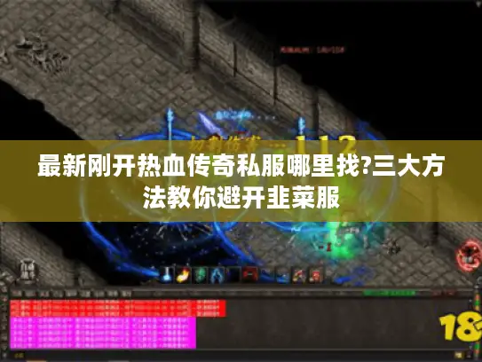最新刚开热血传奇私服哪里找?三大方法教你避开韭菜服