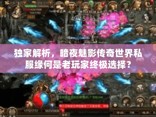 独家解析，暗夜魅影传奇世界私服缘何是老玩家终极选择？