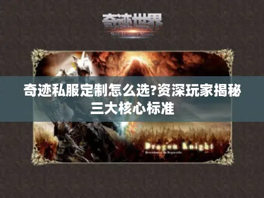 奇迹私服定制怎么选?资深玩家揭秘三大核心标准 奇迹私服定制怎么选?资深玩家揭秘三大核心标准