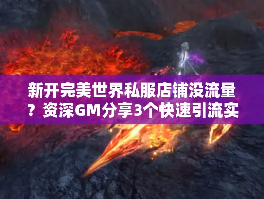 新开完美世界私服店铺没流量？资深GM分享3个快速引流实战技巧
