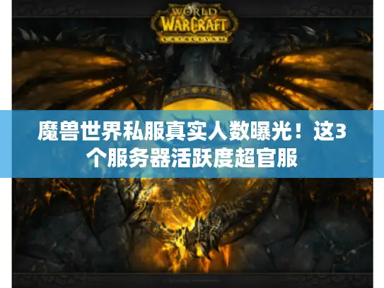 魔兽世界私服真实人数曝光！这3个服务器活跃度超官服