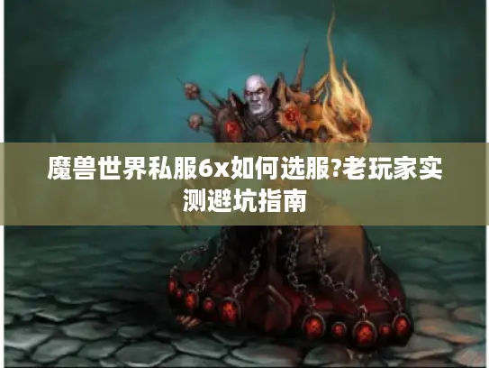 魔兽世界私服6x如何选服?老玩家实测避坑指南