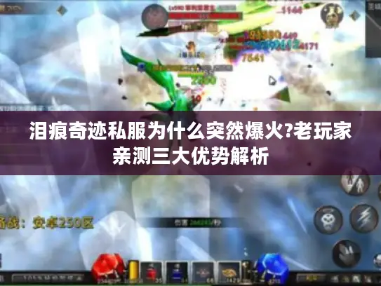 泪痕奇迹私服为什么突然爆火?老玩家亲测三大优势解析 泪痕奇迹私服为什么突然爆火?老玩家亲测三大优势解析