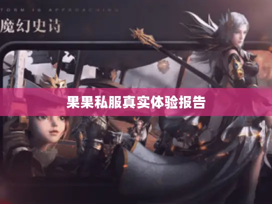果果私服真实体验报告