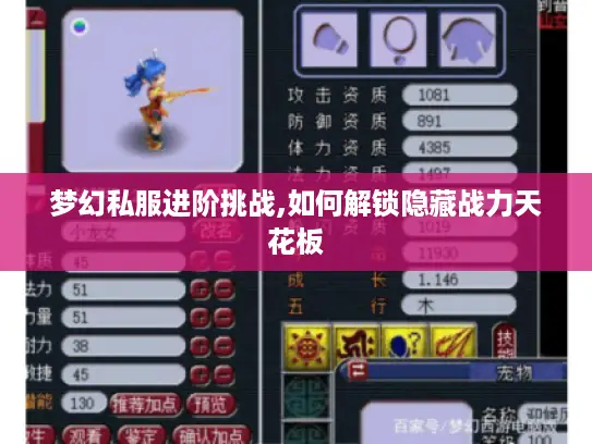 梦幻私服进阶挑战,如何解锁隐藏战力天花板