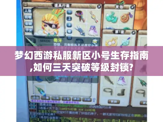 梦幻西游私服新区小号生存指南,如何三天突破等级封锁?