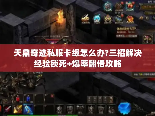 天鼎奇迹私服卡级怎么办?三招解决经验锁死+爆率翻倍攻略