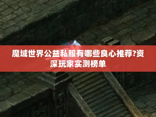 魔域世界公益私服有哪些良心推荐?资深玩家实测榜单
