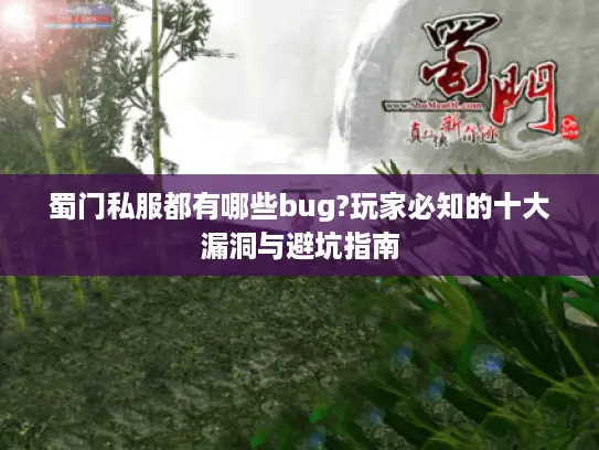 蜀门私服都有哪些bug?玩家必知的十大漏洞与避坑指南