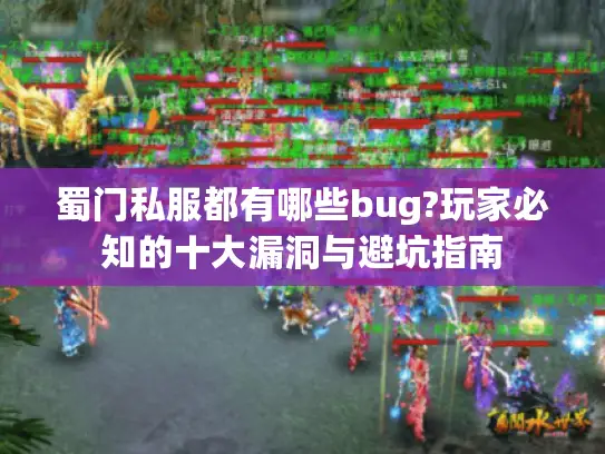 蜀门私服都有哪些bug?玩家必知的十大漏洞与避坑指南