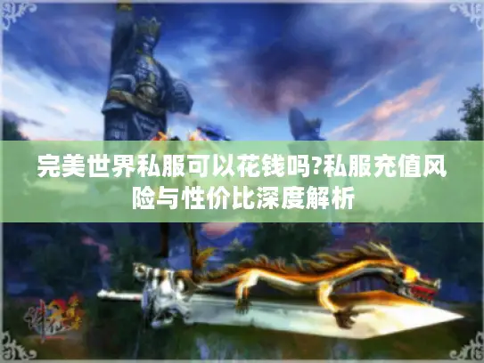 完美世界私服可以花钱吗?私服充值风险与性价比深度解析
