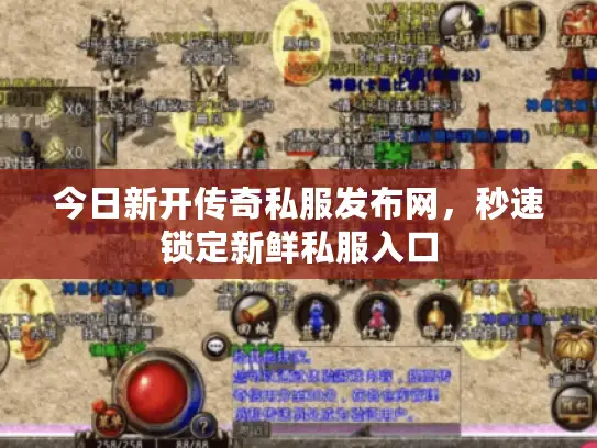 今日新开传奇私服发布网，秒速锁定新鲜私服入口