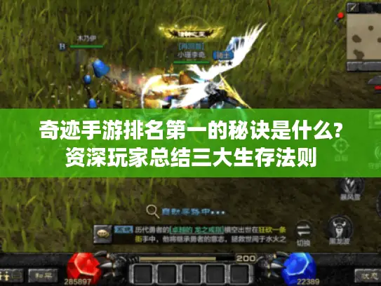 奇迹手游排名第一的秘诀是什么?资深玩家总结三大生存法则