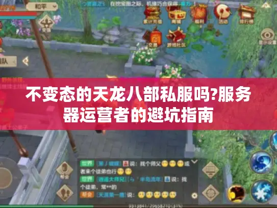 不变态的天龙八部私服吗?服务器运营者的避坑指南