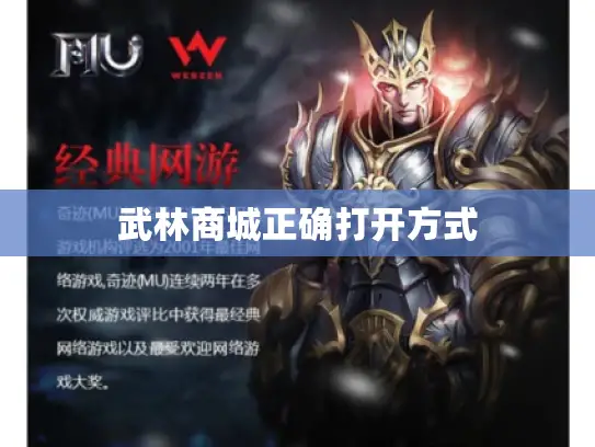 武林商城正确打开方式