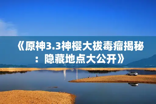 《原神3.3神樱大祓毒瘤揭秘：隐藏地点大公开》