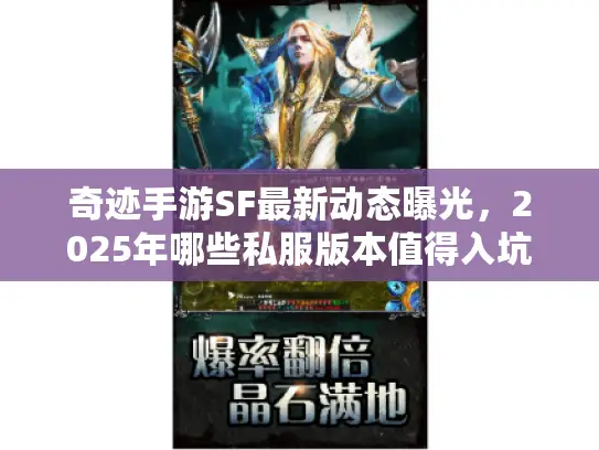奇迹手游SF最新动态曝光，2025年哪些私服版本值得入坑？