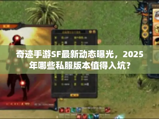 奇迹手游SF最新动态曝光，2025年哪些私服版本值得入坑？