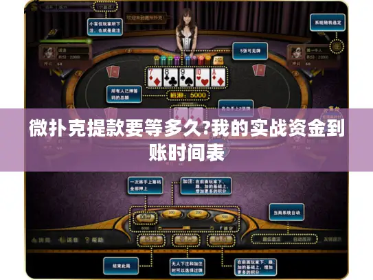 微扑克提款要等多久?我的实战资金到账时间表