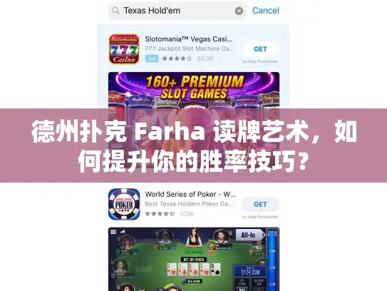 德州扑克 Farha 读牌艺术，如何提升你的胜率技巧？