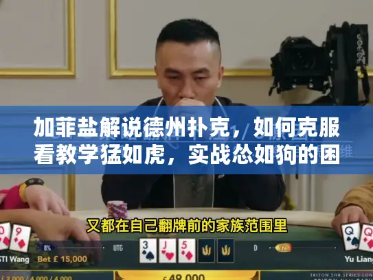 加菲盐解说德州扑克,如何克服看教学猛如虎,实战怂如狗的困境? 加菲盐解说德州扑克,如何克服看教学猛如虎,实战怂如狗的困境?